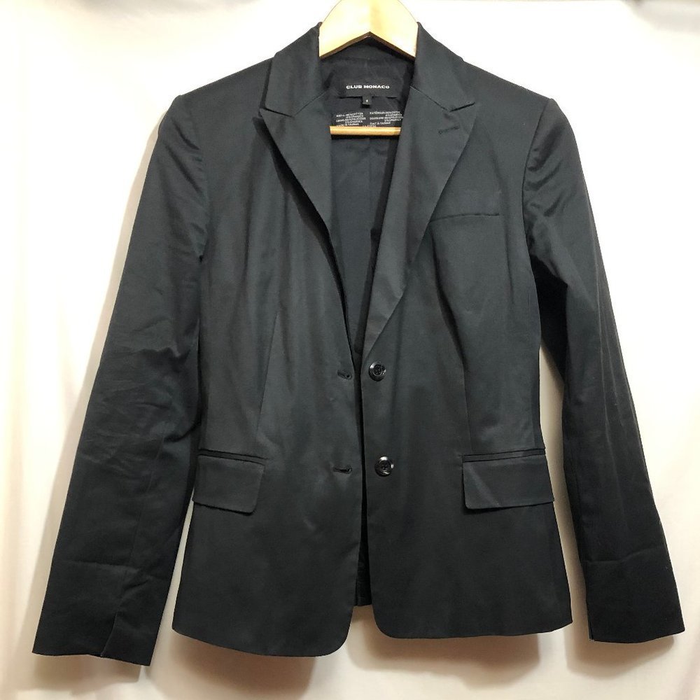 Club Monaco Women’s Black Size 8 Blazer